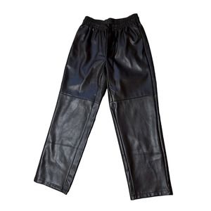 🔥 Women’s Brown Faux Leather Pants Size Small, Brand New With Tags